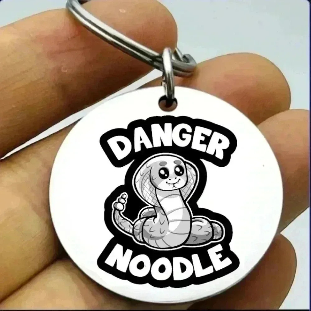 Snake Noodle hot cute keychain